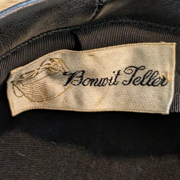 Vintage Leopard Print Hat and collar scarf 1940s 1950s BONWITT TELLER - Picture 12 of 14